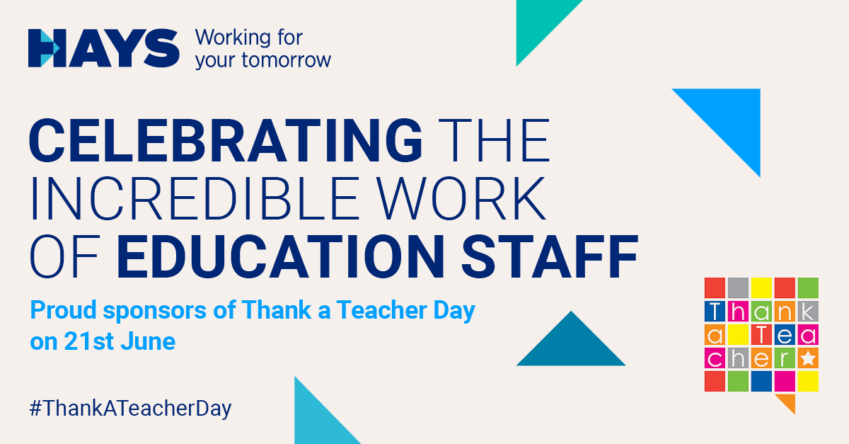 Today is @UKThankATeacher Day! 👩🏽‍🏫 We're proud sponsors of #ThankATeacherDay and want to show our appreciation for all the #Teachers, #TeachingAssistants, #SupportStaff, #SchoolLeaders and other #EducationStaff on this special day. Join us in celebrating their hard work.