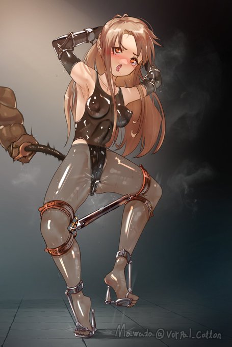 これはスケブでご依頼いただきました、ガニ股調教されて体にガニ股がしみついてしまったアスナちゃんです一体どれほどのシゴキと拷問を受ければこれほどの・・・・!可哀想ですねぇご依頼ありがとうございました!この下差分続きます 