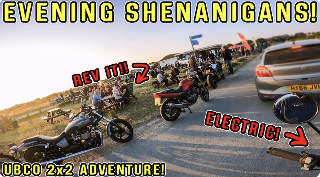 EngElecMotCo's tweet photo. Spicing things up on #Thursday Bike Night!⚡️Check Spicy110's 'shenanigans' on the UBCO 2x2 and remember to drop by our stand S2 @ABRmagazine Festival where you can test-ride our #UBCO #Energica and #RGNT models📷https://t.co/e8RhGqENkh @ubcobikes #electricmotorcycles #bikes #EVs https://t.co/FT9EGsB14E