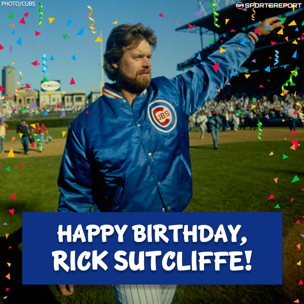Happy Birthday to #Cubs Legend, Rick Sutcliffe! @Sut_40
