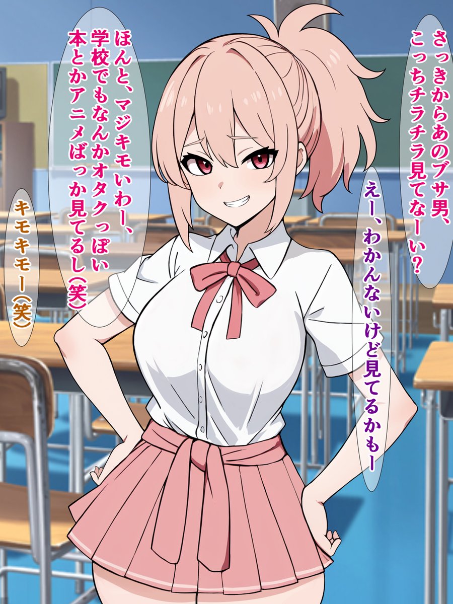 販売開始しました!)
『セックスしないと出れない部屋で、ブサ男があたしと全然ヤル気ないんだけど⁉』
セックスしないと出れない部屋にブサ男と一緒に閉じ込められたけど、ブサ男が全然自分に興味なくて、必死でセックスするよう頼み込むことになるカースト上位ギャル
https://t.co/mFA0iCsiOB