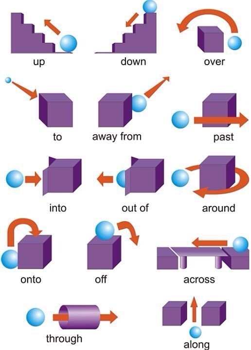 Visualization of the prepositions