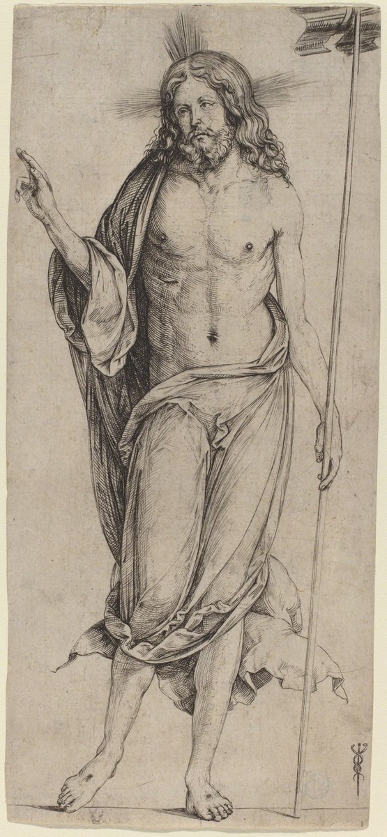 “The Risen Christ”, by Jacopo de' Barbari, ca. 1503–1504.
#Art #ReligiousArt
🎨