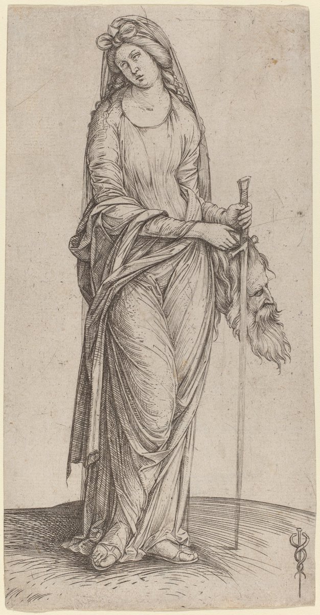 “Judith Holding the Head of Holofernes”, by Jacopo de' Barbari, ca. 1501–1503.
#Art #ReligiousArt
🎨