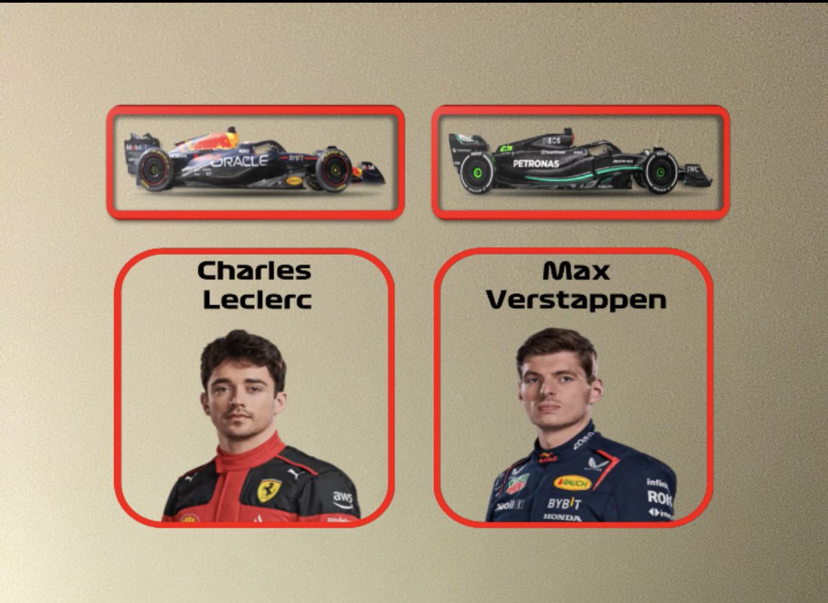 Charles Leclerc in the RB19 against Max Verstappen in the W14. Who wins?