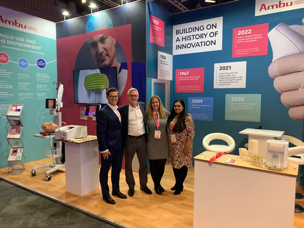 AmbuEurope's tweet photo. Come to visit the Ambu stand today for the final day of BAUS 2023! We have had a great two days so far in Birmingham. We are here to answer your questions and to help you do more of your best work! #BAUS2023 https://t.co/XslE4nVRhe