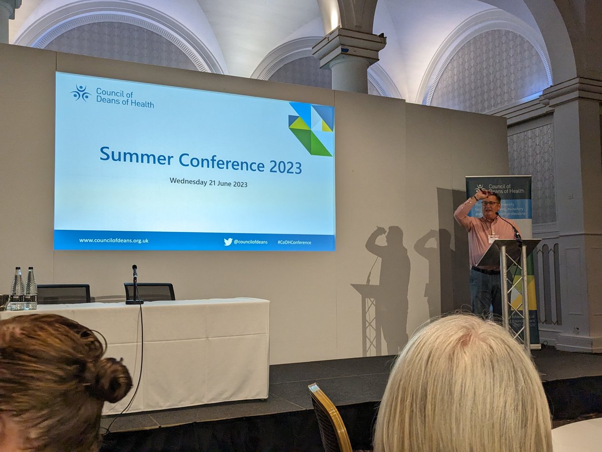 Great to be @councilofdeans #codhConference 2023 in Leeds over the next couple of days, discussing important topics and networking opportunities - @bjw46 Last conference as Chair of @councilofdeans and what an amazing job you have done Brian!
