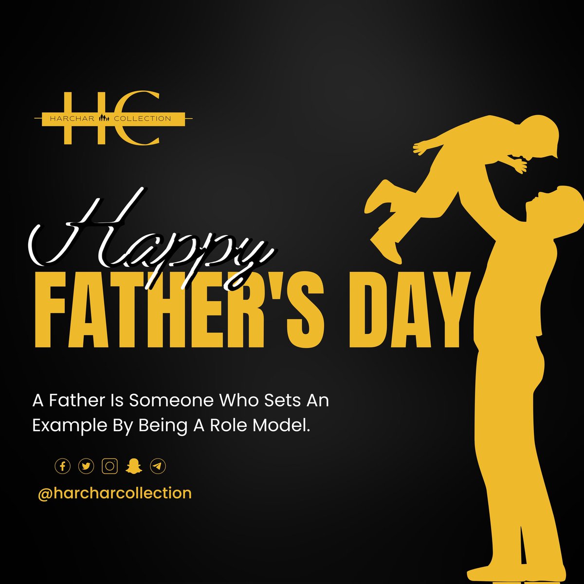 A father is someone who sets an example by being a role model, Happiest Fathers' Day.

#fathersday #fathersdaygifts #fathers #fatherslove❤️ #shop #shopnow #shopline #clothes #clothingstore 
#kidswear #kidsclothes #kidsstyle #womenclothing #womenwear #menfashion #menstyle