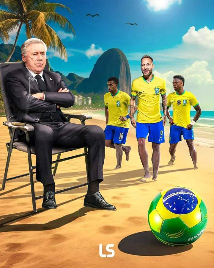 Anchelotti will be a Brasil coach 2024 after his contract with Real Madrid is expired