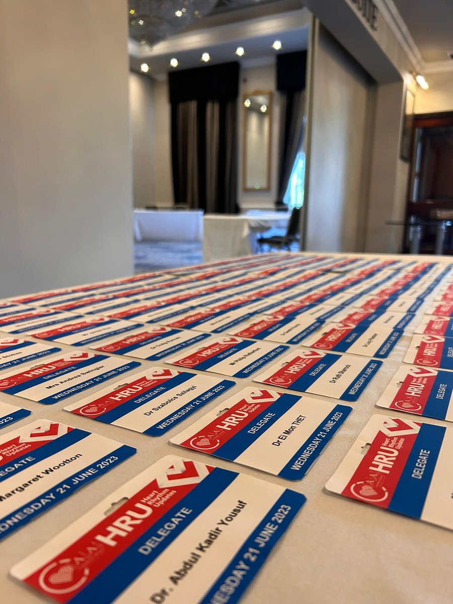 KnowYourPulse's tweet photo. We're all set for #MiddlesbroughHRU over in sunny Durham! All prepped for a day of arrhythmia talks on #CardiacImaging, #HeartFailure and Clinical Dilemmas in #AFmanagement and Daily Practice!
@tcasl #HeartRhythmUpdates #HRU2023 https://t.co/YbF9alMvBH