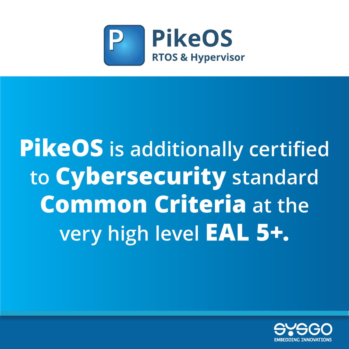 SYSGO's tweet photo. 🚀 Elevate Your #Embedded Systems' #Safety and #Security Standards with #PikeOS!  Avionics safety standard DO-178C at DAL A takes your embedded system's safety to unprecedented heights. ✈#SafetyFirst #SecurityMatters #DO178C #CommonCriteria #SafetyAndSecurity https://t.co/yMIxZ2kfuz