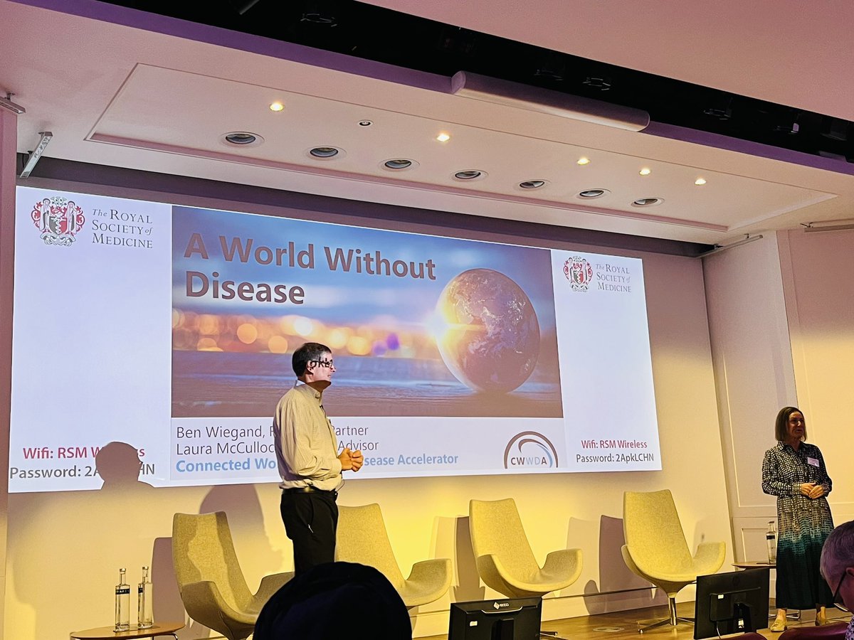 Ben Wiegand, founding partner of #CWWDA takes to the stage with Laura McCulloch, medical advisor at CWWDA and general practitioner at the #NHS #WorldWithoutDisease <a href="/pharmaphorum/">pharmaphorum</a>