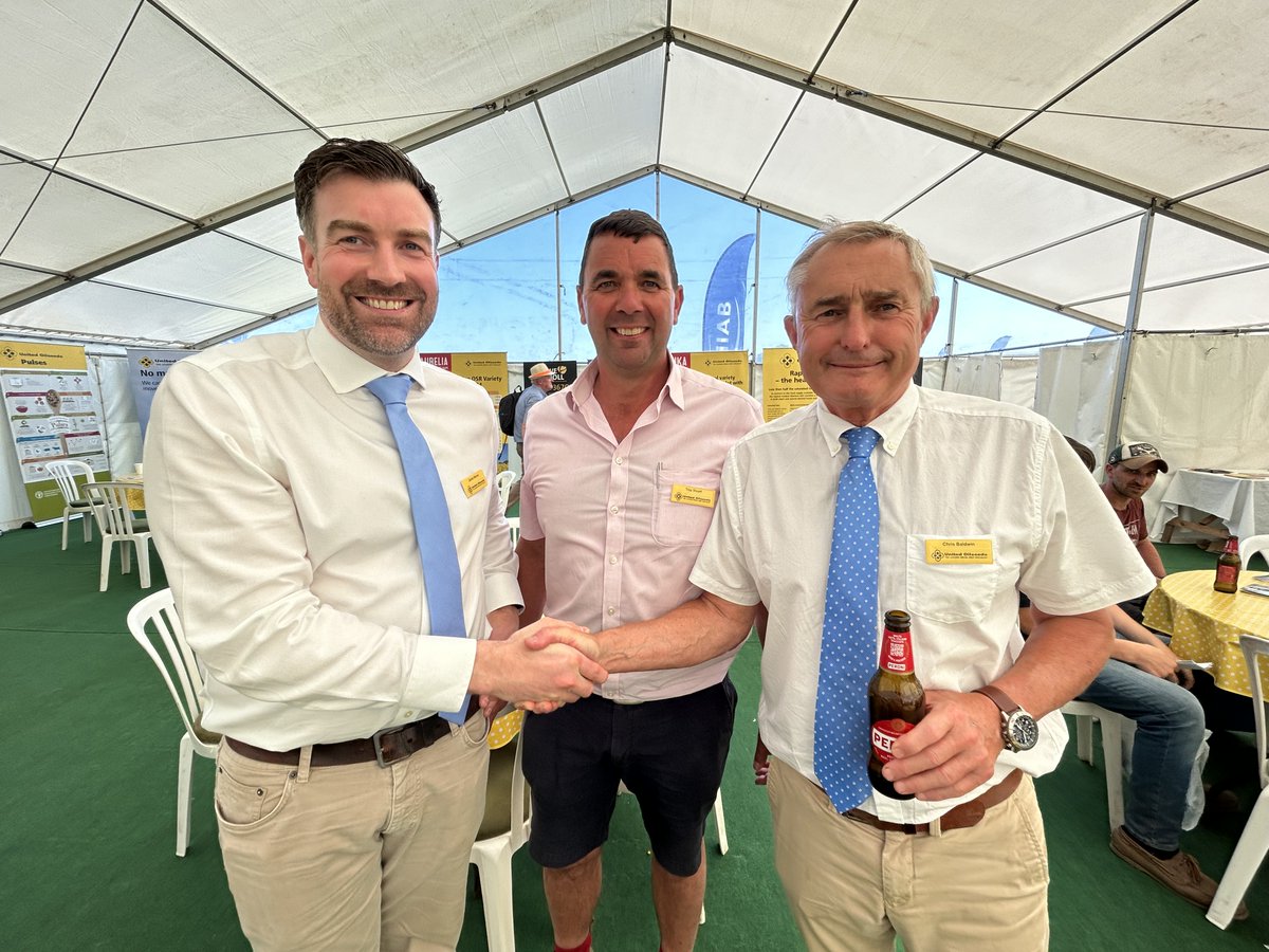 One of the many <a href="/CerealsEvent/">Cereals Event</a> highlights for <a href="/UnitedOilseeds/">United Oilseeds</a> our drinks reception to mark MD Chris Baldwin's final Cereals event after 19 years of dedicated service &amp; to welcome new MD James Warner. Wonderfully attended and lovely words from both MDs and Chairman Troy #dedication