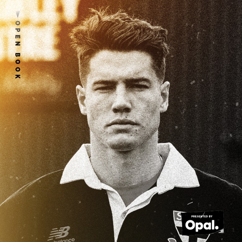 stkildafc's tweet photo. “We’re all very good at having a conversation on someone who has left the world.

"We're not very good at having it beforehand.”

A powerful, raw and honest Liam Stocker shares his story ahead of Spud's Game.