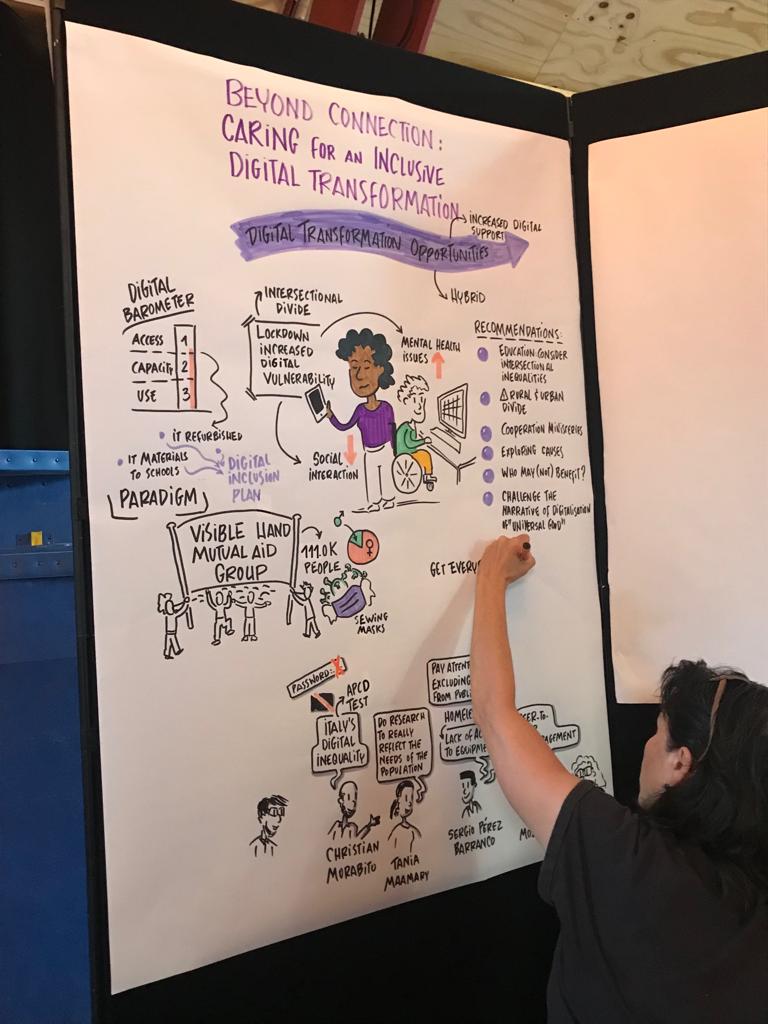 How to bridge the #digital divide?
Collaboration and communication between actors is key.
NGOs, CSOs &amp; informal groups can respond to problems quickly, innovate and reach the most marginalised communities, but they can't replace actions from public services.

#InclusiveRecoveries