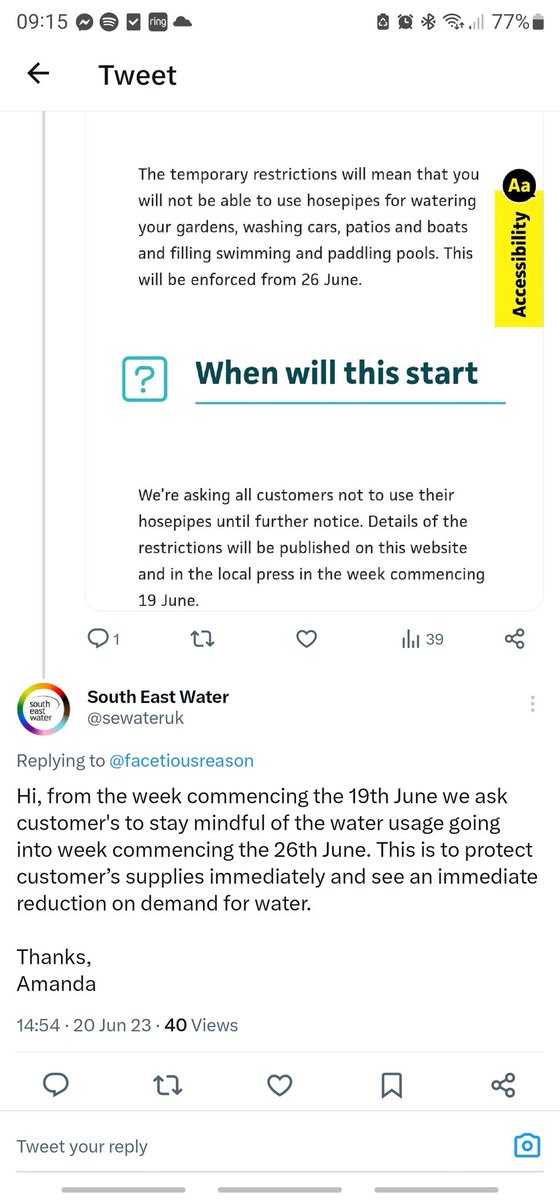 Finally, the sort of language <a href="/sewateruk/">South East Water</a> should have been using since Friday. Now, just to make everywhere else correct 🙄
