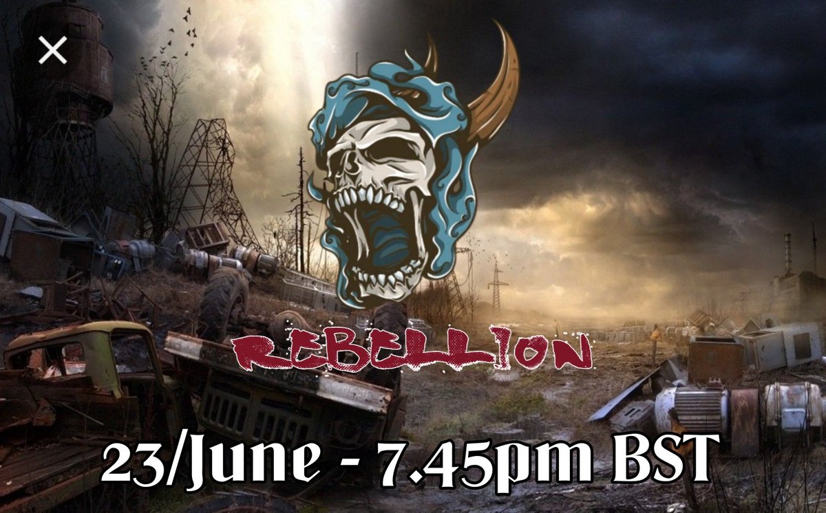 <a href="/ManorWrestling/">Manor Wrestling Alliance 👊🏻💥</a> Presents: Rebellion our Premium Event for June - join myself and <a href="/KillerKo21/">KillerKo21</a> as we host the hottest wrestling action live on <a href="/Twitch/">Twitch</a> 23/June