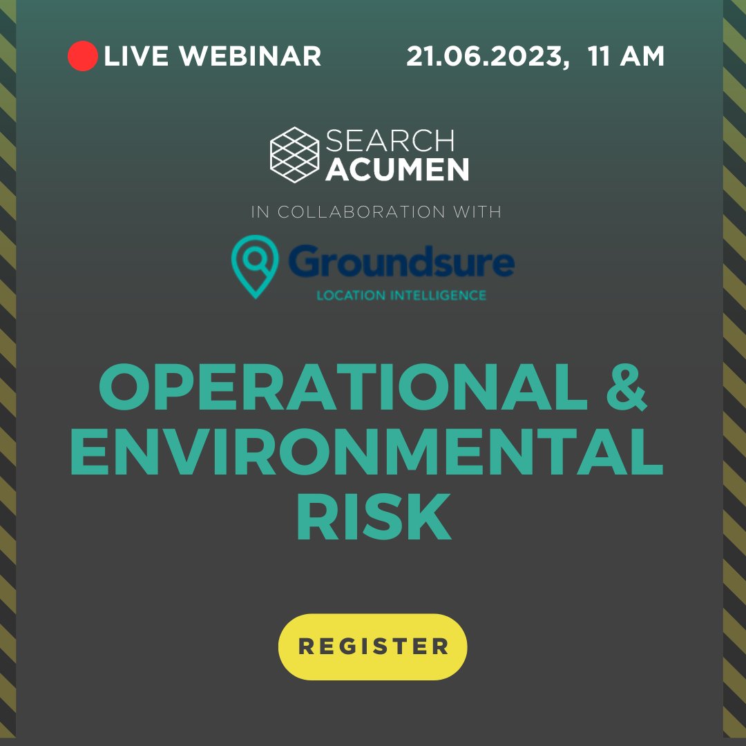 ⌚ Less than 2 hours to go...

Why not join our webinar today with Groundsure where we will look at some of the key operational risks posed to commercial property from potential contaminated land issues and environmental licenses and permits.

Book here -bit.ly/43GPhPh