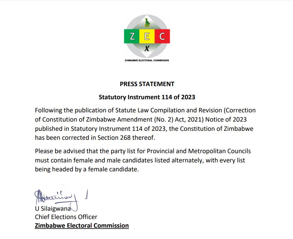 Zimbabwe Electoral Commission On Twitter Press Statement Statutory zimbabwe-electoral-commission-on-twitter-press-statement-statutory