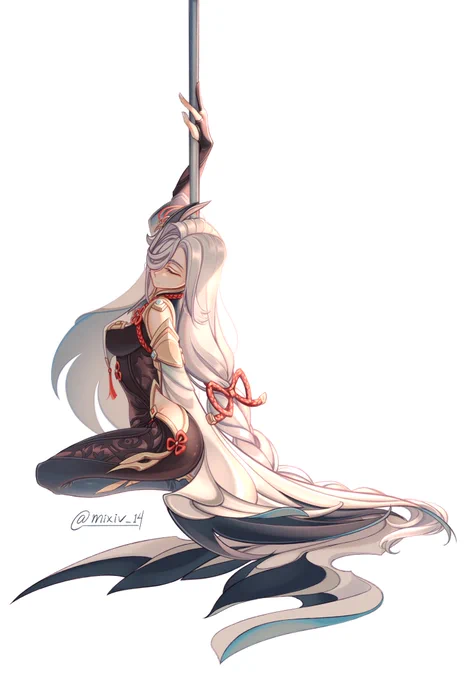 I think it was this art i made of Shenhe around the time she was announced 