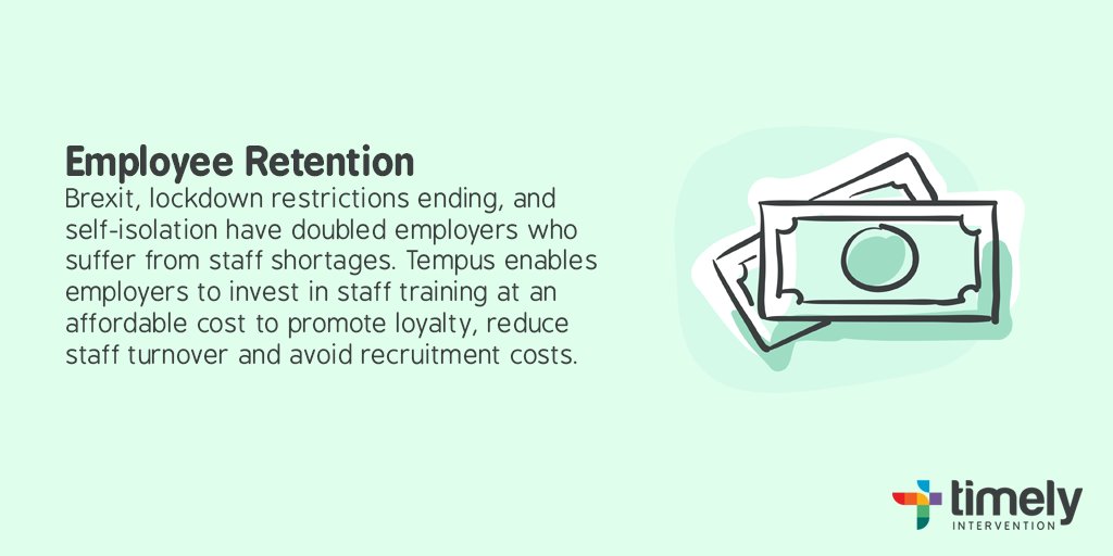 Don't suffer staff shortages, keep your employees engaged and skilled up with Timely Talent by Timely Intervention. Visit timelyintervention.co.uk/talent/ and book a call!  #employeeretention #talentdevelopment #skills