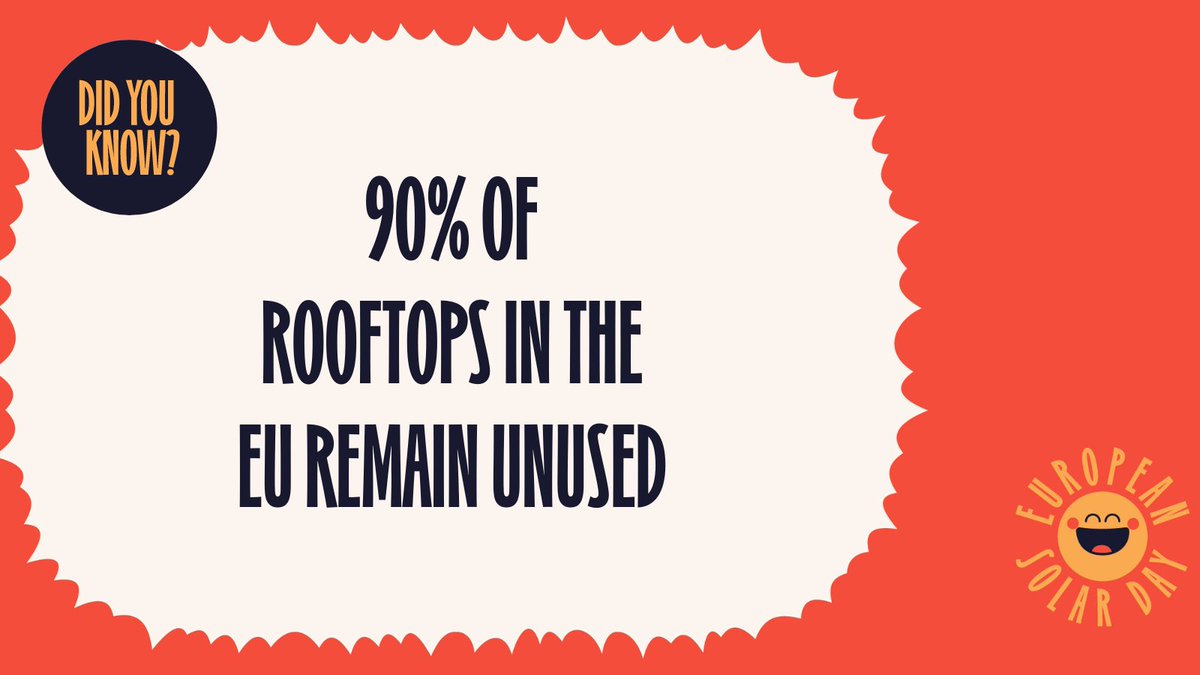 E_Futura's tweet image. Sapevi che i pannelli #fotovoltaici possono essere riciclati? 
E che il 90% dei tetti in Europa resta ancora inutilizzato?
Festeggia l’#EuropeanSolarDay testando la tua cultura #solare. 
Visita il sito, anche in italiano, dell’iniziativa @SolarPowerEU 
solarday.org/it