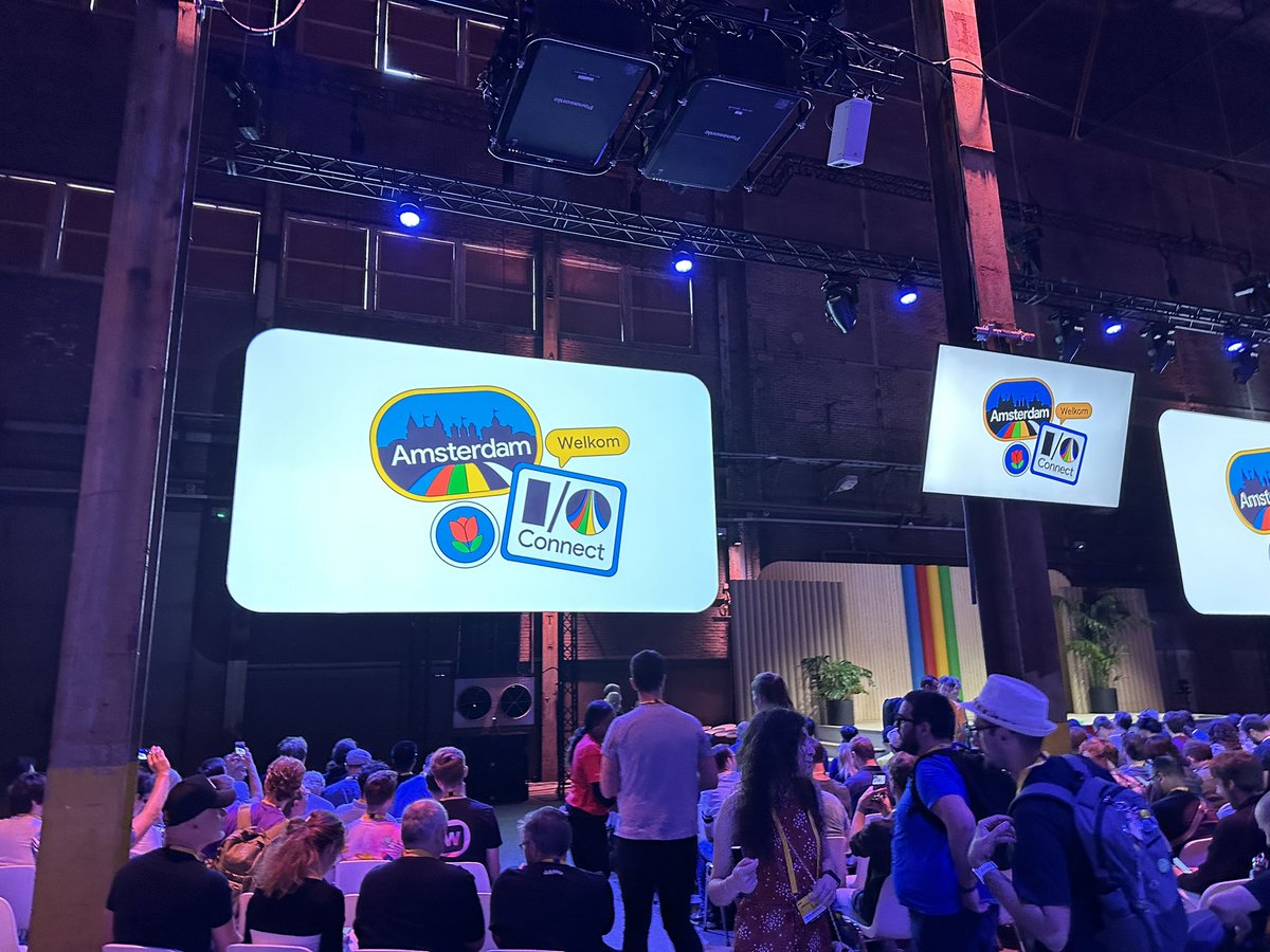 Today is going to be a great day at #GoogleIOConnect Amsterdam! Amazing place to meet amazing people! 
Thank you @GoogleDevEurope for the opportunity to live this wonderful experience!