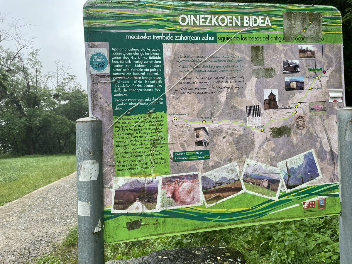 Meatzeko trenbideen bidea jarraituz! 
Siguiendo los pasos del antiguo ferrocarril minero…!!! 🪨🔦⛑️