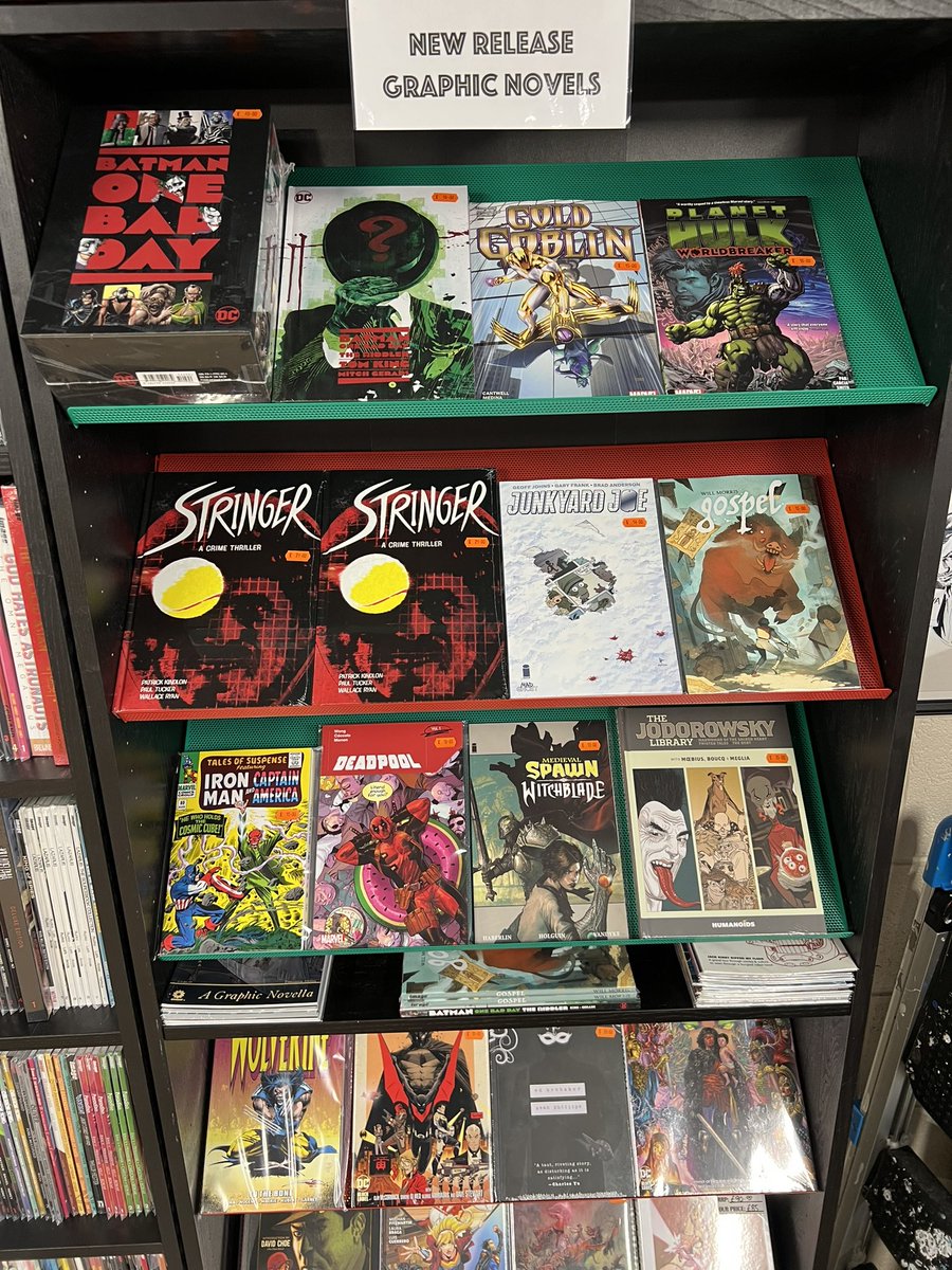 Happy New Comic Book Day! Nightwing! Venom! Xino! Titans! Incredible Hulk! Ultimate Invasion! Gospel TP! Stringer HC! And lots more!

Pull lists are organised and ready for collection!

#comics #coffee #Belfast #NCBD