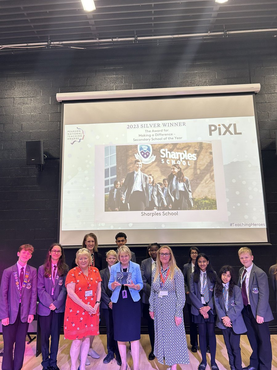 Sharples School tweet media