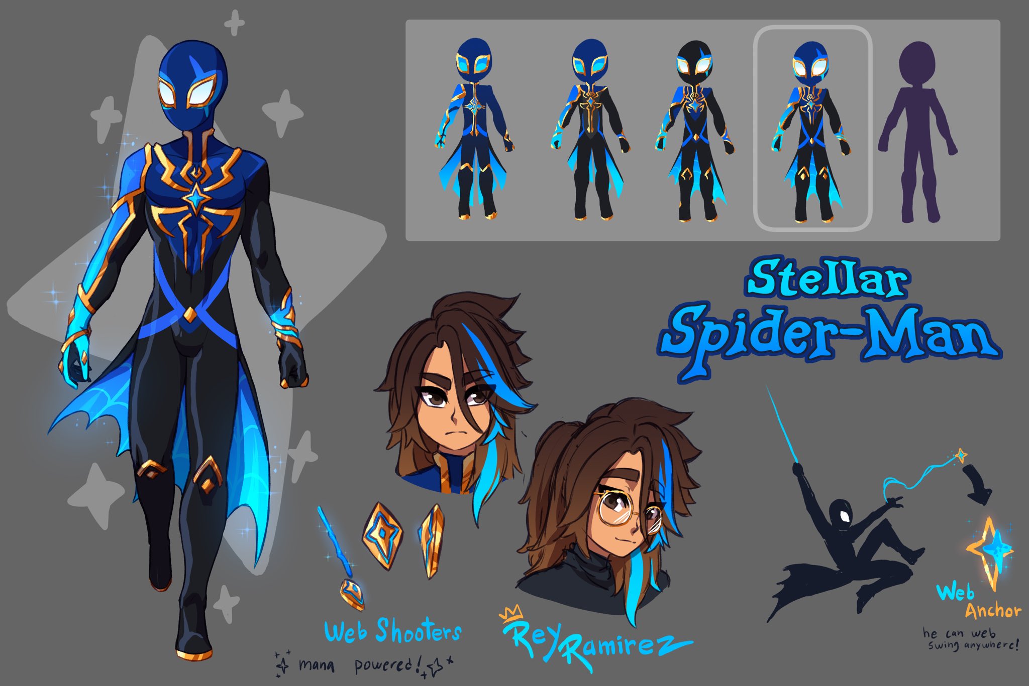 My spidersona, BlueBite! :D : r/Spiderman