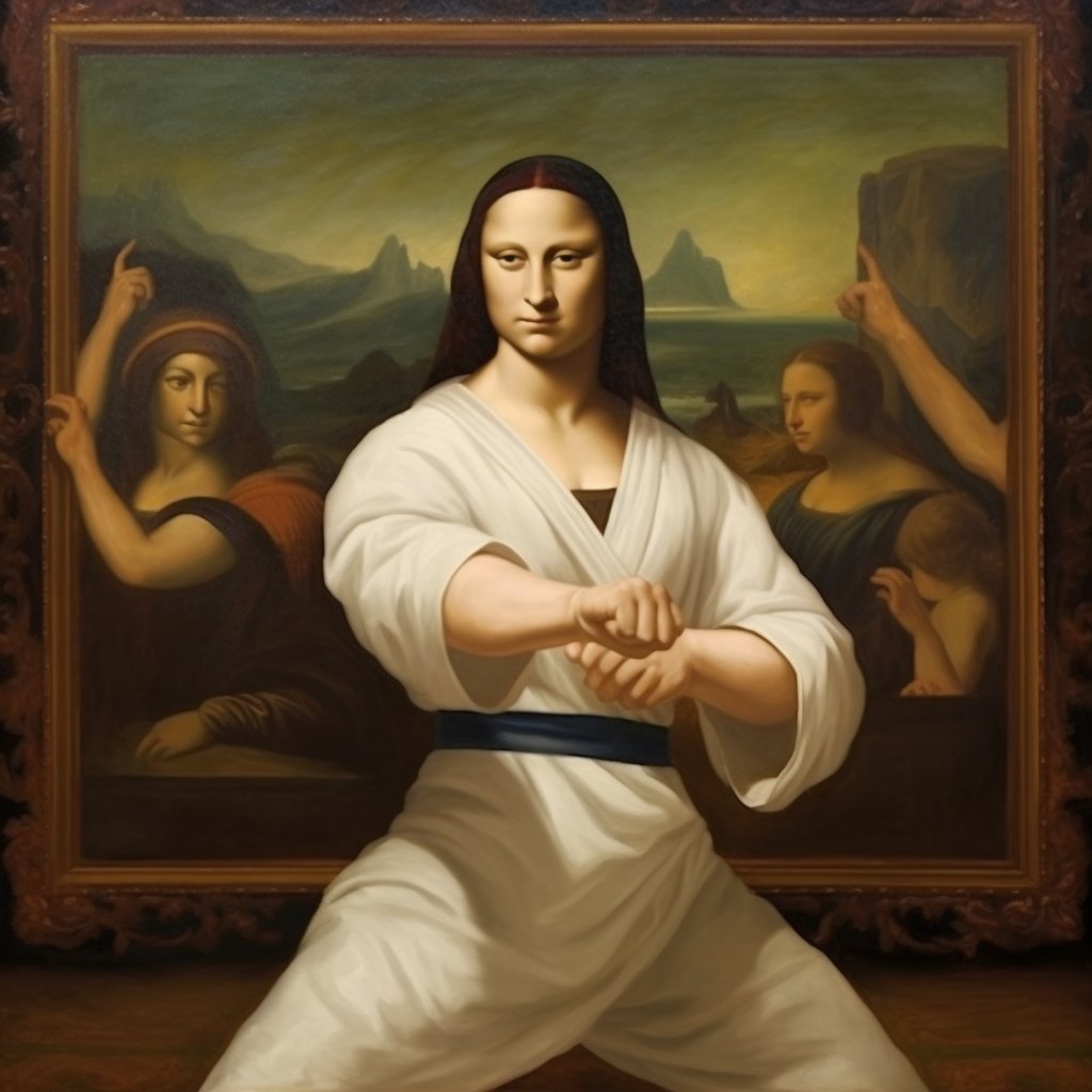 Mona Lisa,karate