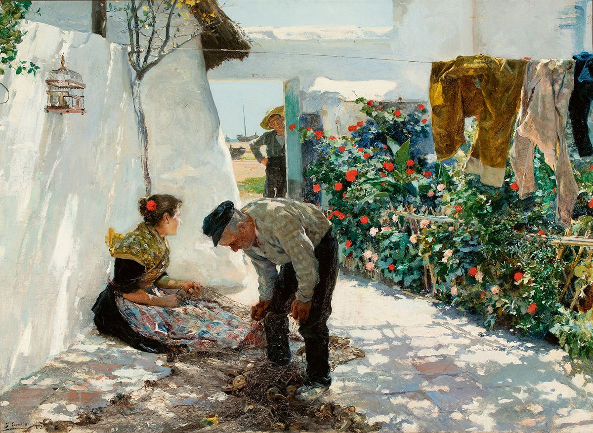 Feliz solsticio de verano. 🌞🍅

“Las redes”, Joaquín Sorolla Bastida. 1893.