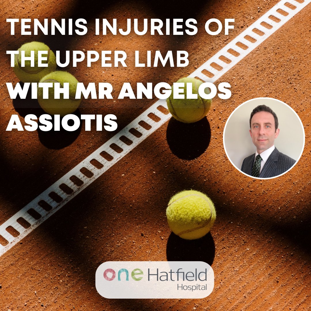 Trauma and Orthopaedic Surgeon, Mr Angelos Assiotis discusses the most common problems of the upper limb in tennis players and how these are treated.

Check out our latest blog: 

➡️ loom.ly/ATNkI70

#tenniselbow #onehatfieldhospital #onehealthcare