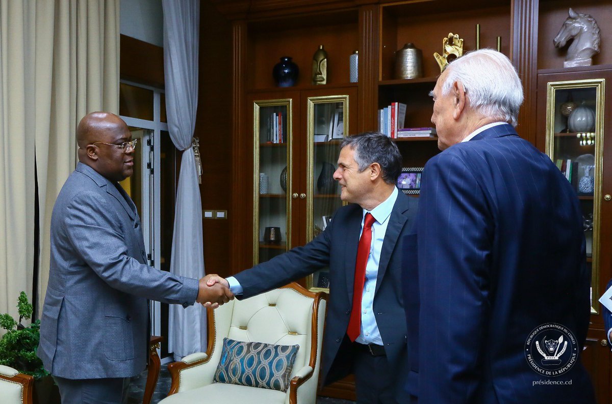 Presidence_RDC's tweet photo. #RDC 21.06.2023|#Kinshasa
Le Président Félix Antoine Tshisekedi promet de renforcer la sécurité des parcs nationaux de Garamba et Virunga, et de leurs gardes respectifs face aux incursions incessantes des rebelles et groupes armés. https://t.co/5t3MpyrP5x