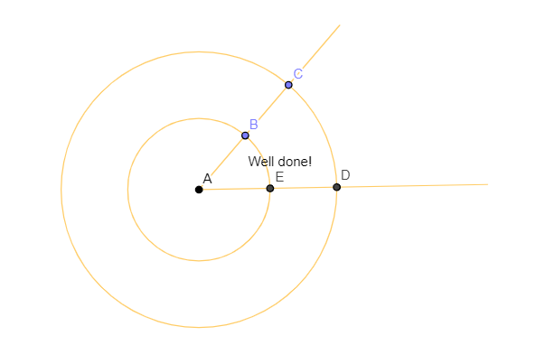 MobMaths's tweet photo. I have a question about constructing angle bisectors. The classic taught method is an arc from the point where the two lines meet; then arcs of the same length from the two intersection points. 
HOWEVER, there also seems to be another way: draw 2 arcs of different lengths... https://t.co/XgLAzOtwyU