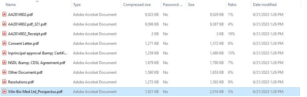 cskishan09's tweet image. Submitted #FormDPT3 of a Pvt Ltd Co 2 days ago &amp;amp; got this IPO related documents of a Company named Vilin Bio Med Ltd. 

#MCAv3 has fundamental coding issues, Indian Inc has already suffered a lot due to #v3Error

Hope portal start working normally soon @MCA21India @FinMinIndia