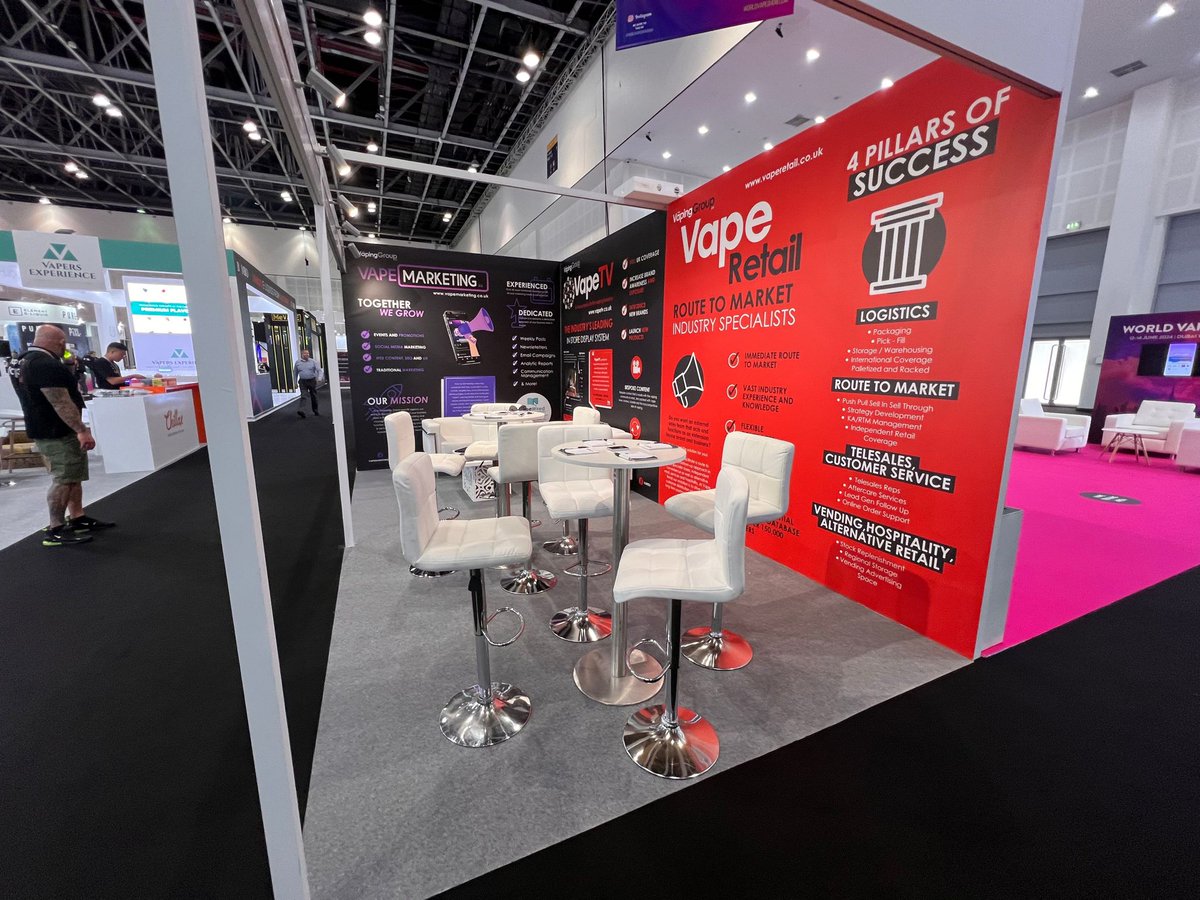 We have arrived at the World Vape Show! Why not drop by our stand, 2210, to say hello and see how our marketing services could best benefit your brand! 

#worldvapeshow #wvsdubai #expo #marketing #b2b