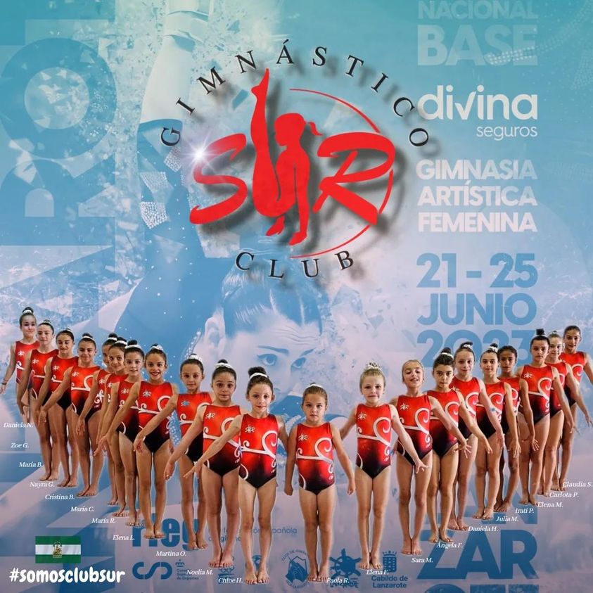 🏆 Desde el desde el 21 al 25 de junio el <a href="/GimnasticoSur/">Club Gimnástico Sur</a>  participa en el Campeonato Nacional base de gimnasia artística en Arrecife, Lanzarote.

#AceliteSevilla