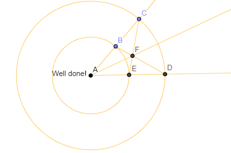 MobMaths's tweet photo. ...Join the original point of the angle with the intersection of the two line segments. https://t.co/eNMgx2Ezsr