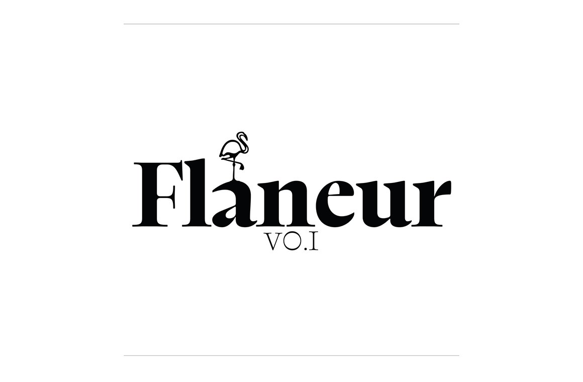 [New Font Release] Flaneur by Fred Wiltshire was added to Future Fonts. bit.ly/3XjNBJA #typecache