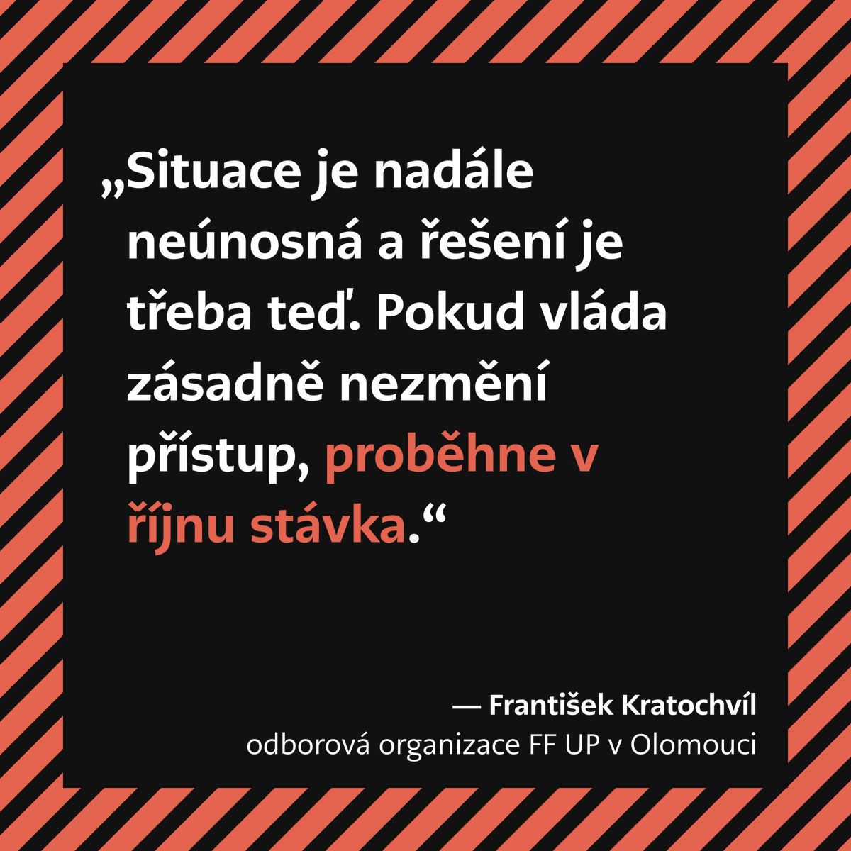 ⚠️Připravujeme stávku. Proč? Protože všechny naše pokusy o jednání s vládou selhaly. Když jsme protestovali v březnu, @msmtcr přiznalo, že VŠ jsou kriticky podfinancované a slíbilo příspěvek. Nyní to však vypadá, že místo něj přijdou škrty, které se tentokrát dotknou všech VŠ.