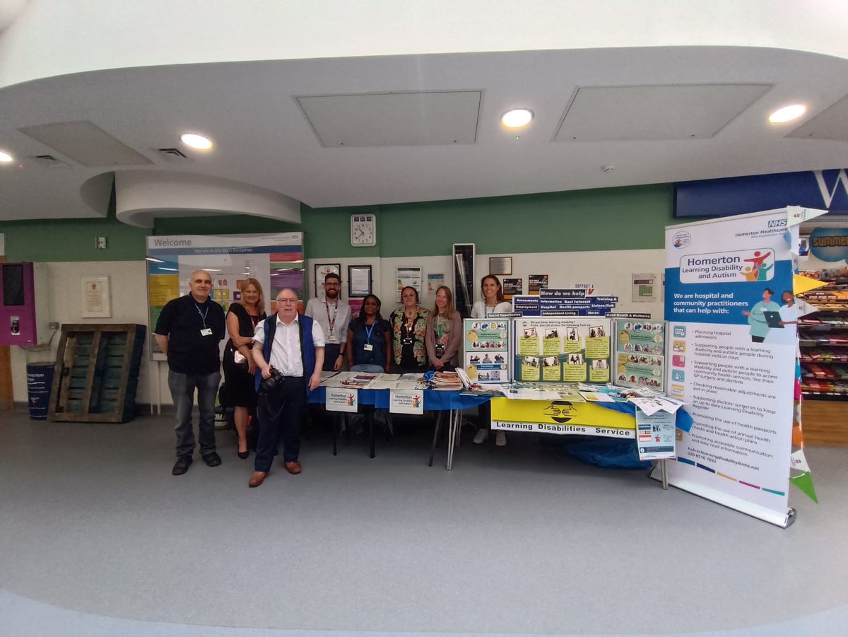 Happy LD Awareness Week!

ELFT Dietitians representing at the ILDS Stand at the Homerton!

#LDWeek2023 

@NHS_ELFT 
@ELFT_Therapies 
@Dietitians_MHG 
@BDA_Dietitians 
@AcuteHomerton