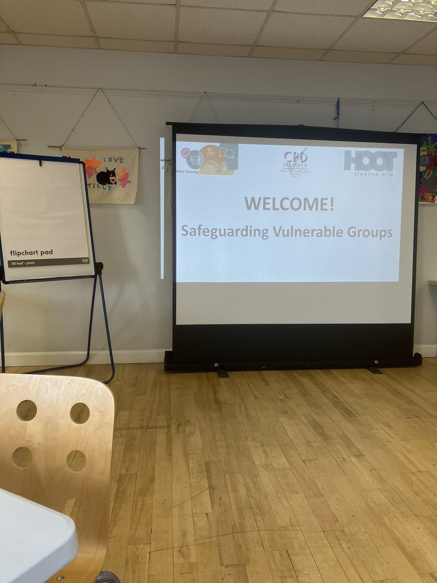 jillwebbo's tweet photo. All set up and ready to go looking at #safeguardingpolicy @HootMusic . Follows on from great session for #designatedsafeguardinglead @tslkirklees https://t.co/A7dlRI5yPk