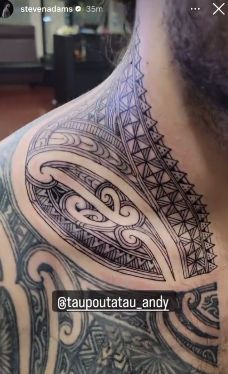 funakistats's tweet photo. New Steven Adams ink 🔥 https://t.co/jWH3bPPuhF