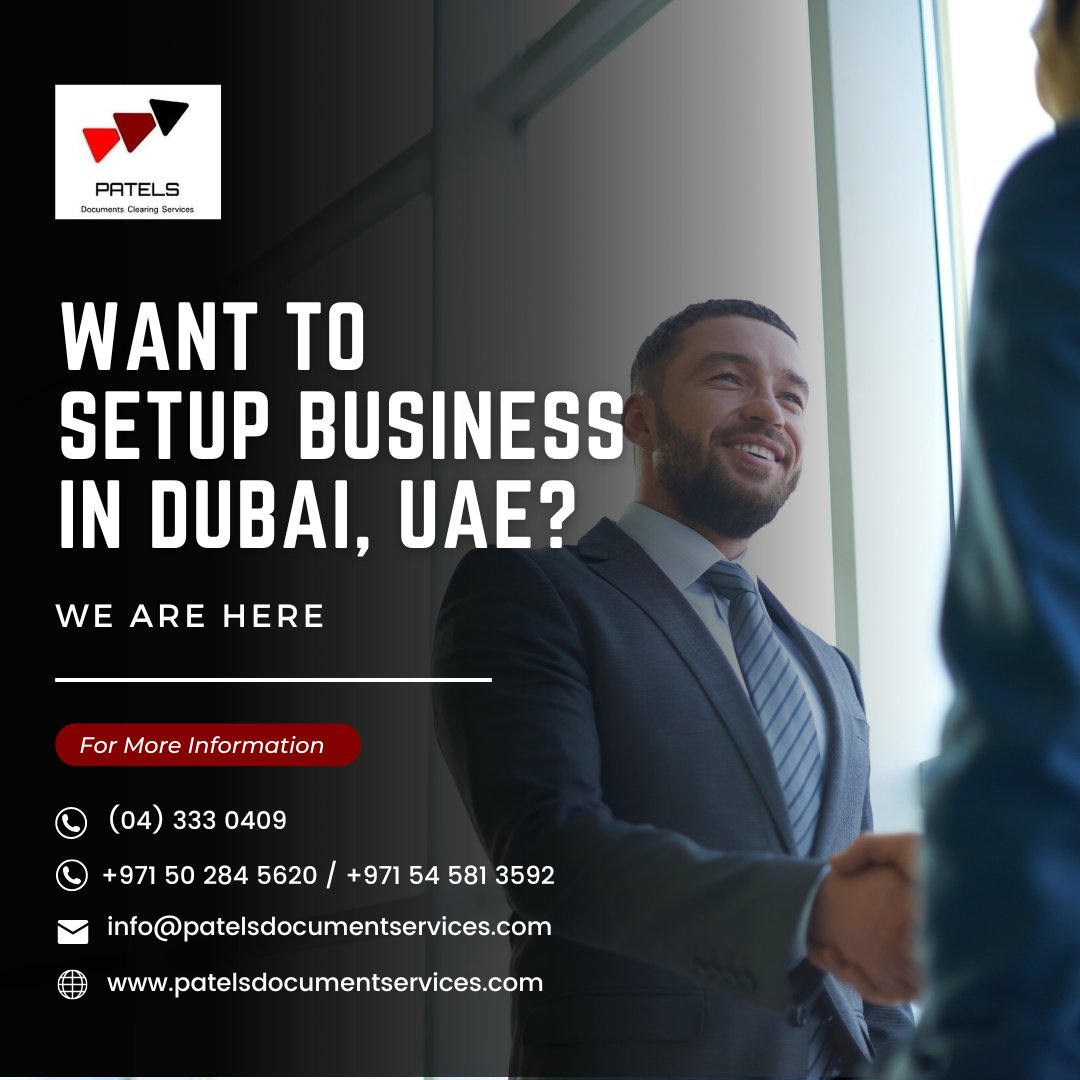 PatelsDcs's tweet image. 🔥Summer offer🔥
Best time to start a business in Dubai , UAE

Feel free to contact us
Landline: (04) 333 0409 / +971 50 284 5420 / +971 54 581 3592

#businessconsultant #patelsdcs #consultant #expertise #newbusiness #smallbusiness #entrepreneurship #entrepreneurs