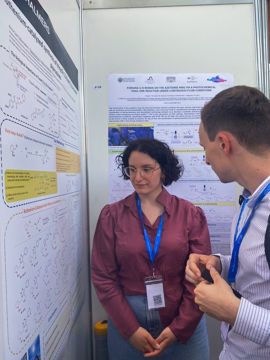 Honoured to present one of the latest project I’ve been working on in the @thekanngroup about the synthesis of triazole scaffolds. Thanks for the opportunity @CorbellaISOS!