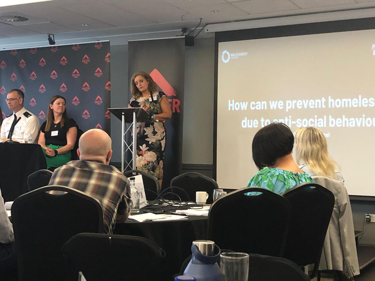 Julia sharing her reflections on the question 'how can we prevent homelessness due to anti-social behaviour?'

Julia shared: 
Evidence is clear that relationship IS the intervention
We need to be serious and strategic about trauma informed approaches
@sheltercymru #peopleandhomes