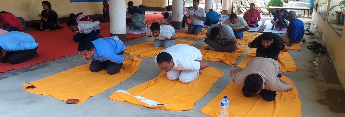 CscPalamu's tweet photo. IDY Palamu
@moayush
@CSCegov_
@CSCSPV_Health 
#CSCPeYoga 
#myyogamypose https://t.co/II9ybBTWn8