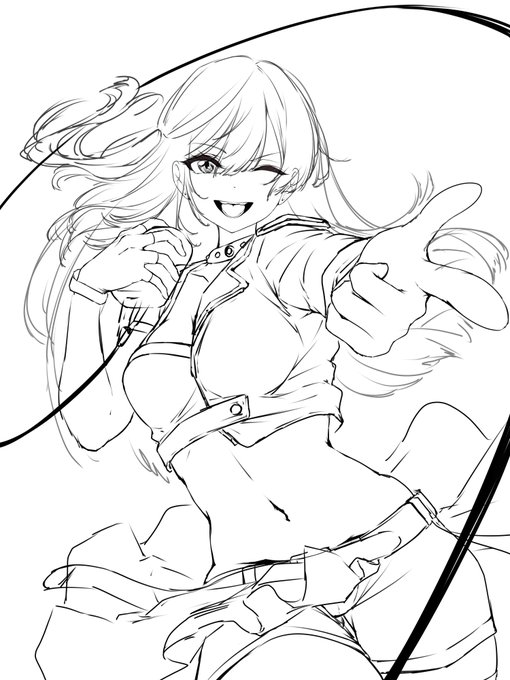 皆さん温かいお言葉ありがとうございます🙇‍♀️ こちらはお久しぶりに描くせつ菜ちゃんです 今月中には完成させたい!